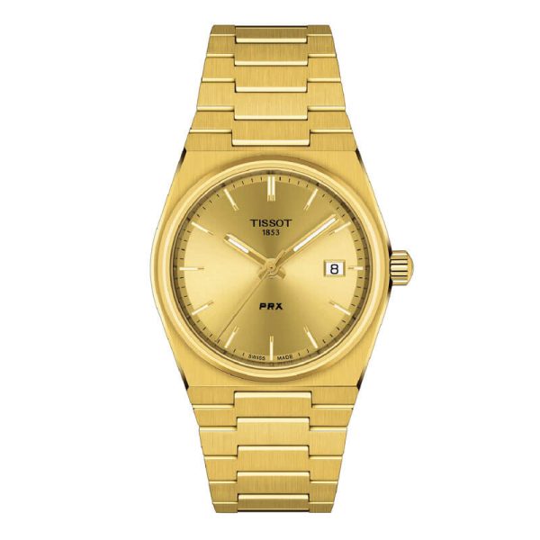 TISSOT Men’s Swiss Made Quartz Gold Stainless Steel Gold Dial 40mm Watch T137.410.33.021.00 UAE DUBAI AJMAN SHARJAH ABU DHABI RAS AL KHAIMA UMM UL QUWAIN ALAIN FUJAIRAH