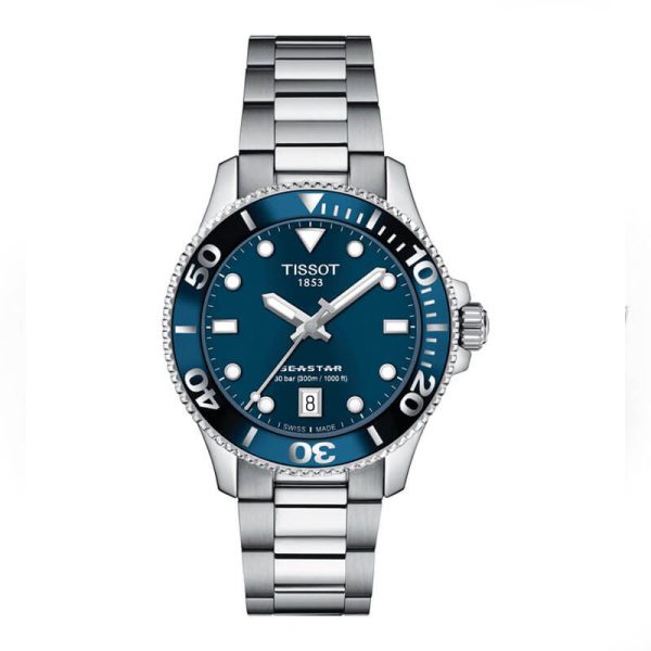 Tissot Women’s Swiss Made Quartz Silver Stainless Steel Blue Dial 36mm Watch T120.210.11.041.00 UAE DUBAI AJMAN SHARJAH ABU DHABI RAS AL KHAIMA UMM UL QUWAIN ALAIN FUJAIRAH