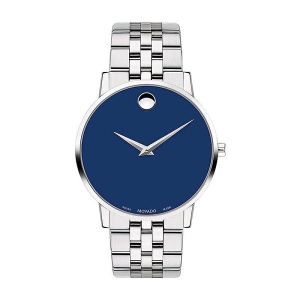 Movado Men’s Swiss Made Quartz Stainless Steel Blue Dial 40mm Watch 0607212 UAE DUBAI AJMAN SHARJAH ABU DHABI RAS AL KHAIMA UMM UL QUWAIN ALAIN FUJAIRAH