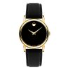 Movado Men’s Quartz Swiss Made Leather Strap Black Dial 38mm Watch 2100005 UAE DUBAI AJMAN SHARJAH ABU DHABI RAS AL KHAIMA UMM UL QUWAIN ALAIN FUJAIRAH