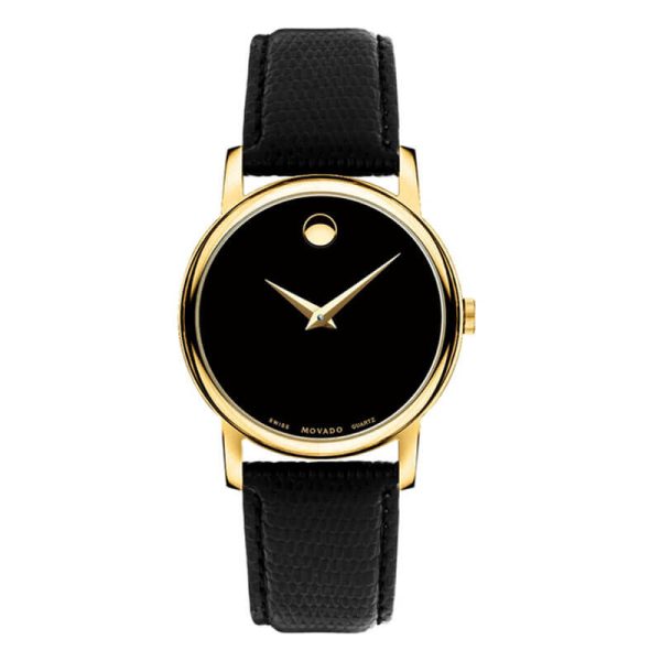 Movado Men’s Quartz Swiss Made Leather Strap Black Dial 38mm Watch 2100005 UAE DUBAI AJMAN SHARJAH ABU DHABI RAS AL KHAIMA UMM UL QUWAIN ALAIN FUJAIRAH