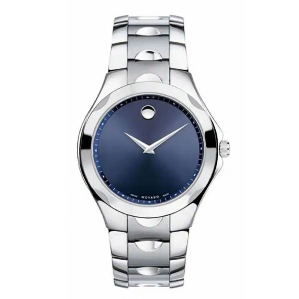 Movado Men’s Swiss Made Quartz Stainless Steel Blue Dial 40mm Watch 0606380 UAE DUBAI AJMAN SHARJAH ABU DHABI RAS AL KHAIMA UMM UL QUWAIN ALAIN FUJAIRAH