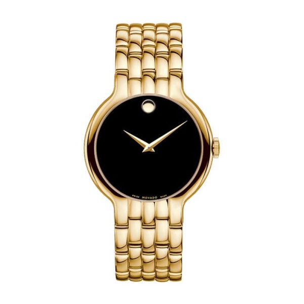 Movado Men’s Quartz Swiss Made Stainless Steel Black Dial 38mm Watch 0606934 UAE DUBAI AJMAN SHARJAH ABU DHABI RAS AL KHAIMA UMM UL QUWAIN ALAIN FUJAIRAH