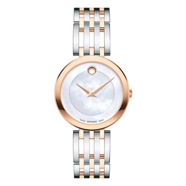 Movado Women’s Quartz Swiss Made Stainless Steel Mother of pearl Dial 28mm Watch 0607114 UAE DUBAI AJMAN SHARJAH ABU DHABI RAS AL KHAIMA UMM UL QUWAIN ALAIN FUJAIRAH