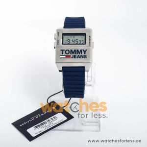 Tommy Hilfiger Men’s Digital Silicone Strap Silver Dial 32mm Watch 1791673 UAE DUBAI AJMAN SHARJAH ABU DHABI RAS AL KHAIMA UMM UL QUWAIN ALAIN FUJAIRAH