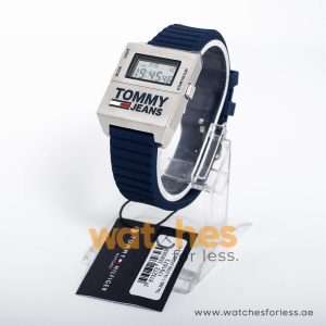 Tommy Hilfiger Men’s Digital Silicone Strap Silver Dial 32mm Watch 1791673 UAE DUBAI AJMAN SHARJAH ABU DHABI RAS AL KHAIMA UMM UL QUWAIN ALAIN FUJAIRAH