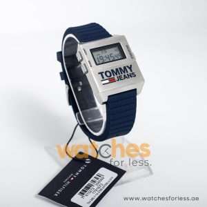 Tommy Hilfiger Men’s Digital Silicone Strap Silver Dial 32mm Watch 1791673 UAE DUBAI AJMAN SHARJAH ABU DHABI RAS AL KHAIMA UMM UL QUWAIN ALAIN FUJAIRAH