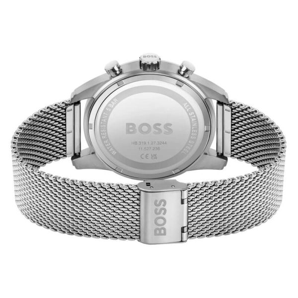 Hugo Boss Men’s Quartz Silver Stainless Steel Green Dial 44mm Watch 1513938 UAE DUBAI AJMAN SHARJAH ABU DHABI RAS AL KHAIMA UMM UL QUWAIN ALAIN FUJAIRAH