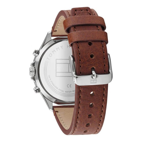 Tommy Hilfiger Men’s Quartz Leather Strap Grey Dial 44mm Watch 1791710 UAE DUBAI AJMAN SHARJAH ABU DHABI RAS AL KHAIMA UMM UL QUWAIN ALAIN FUJAIRAH