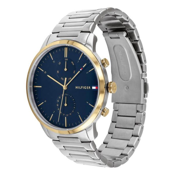 Tommy Hilfiger Men’s Quartz Stainless Steel Blue Dial 44mm Watch 1710408 UAE DUBAI AJMAN SHARJAH ABU DHABI RAS AL KHAIMA UMM UL QUWAIN ALAIN FUJAIRAH