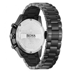 Hugo Boss Men’s Quartz Black Stainless Steel Black Dial 44mm Watch 1513771 UAE DUBAI AJMAN SHARJAH ABU DHABI RAS AL KHAIMA UMM UL QUWAIN ALAIN FUJAIRAH