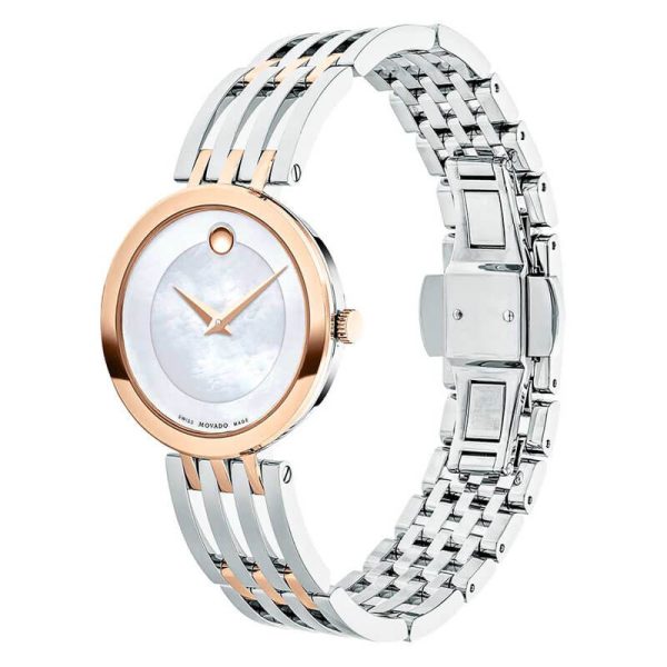 Movado Women’s Quartz Swiss Made Stainless Steel Mother of pearl Dial 28mm Watch 0607114 UAE DUBAI AJMAN SHARJAH ABU DHABI RAS AL KHAIMA UMM UL QUWAIN ALAIN FUJAIRAH