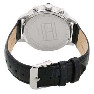 Tommy Hilfiger Men’s Quartz Leather Strap Grey Dial 42mm Watch 1710361