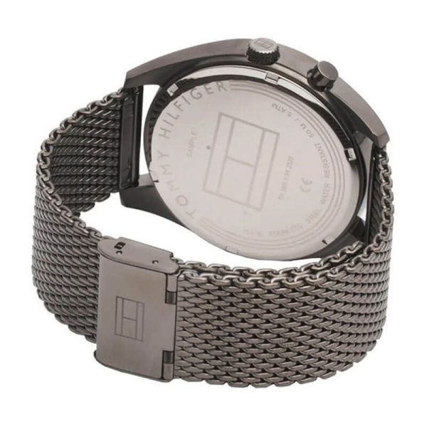 Tommy Hilfiger Men’s Quartz Stainless Steel Grey Dial 44mm Watch 1791546