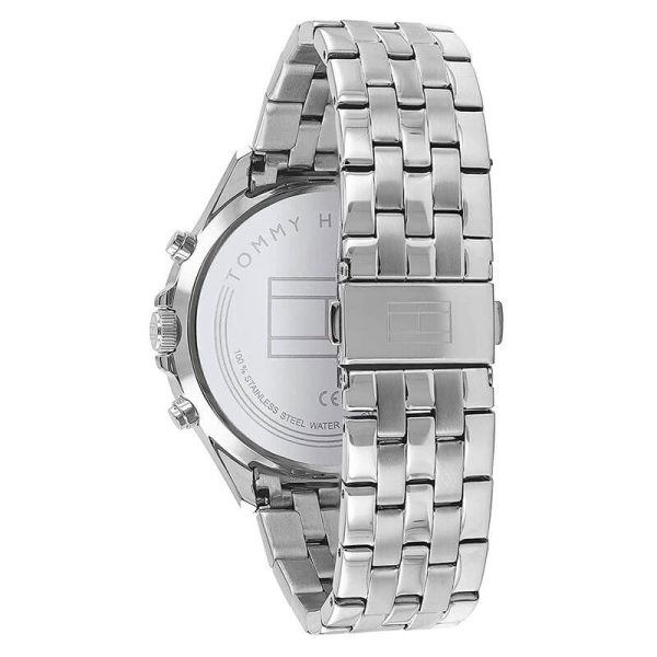 Tommy Hilfiger Men’s Quartz Silver Stainless Steel Grey Dial 44mm Watch 1791707 UAE DUBAI AJMAN SHARJAH ABU DHABI RAS AL KHAIMA UMM UL QUWAIN ALAIN FUJAIRAH