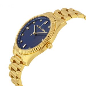 Michael Kors Women’s Quartz Gold Stainless Steel Blue Dial 41mm Watch MK3240 UAE DUBAI AJMAN SHARJAH ABU DHABI RAS AL KHAIMA UMM UL QUWAIN ALAIN FUJAIRAH