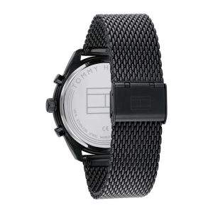 Tommy Hilfiger Men’s Quartz Black Stainless Steel Black Dial 44mm Watch 1791787 UAE DUBAI AJMAN SHARJAH ABU DHABI RAS AL KHAIMA UMM UL QUWAIN ALAIN FUJAIRAH