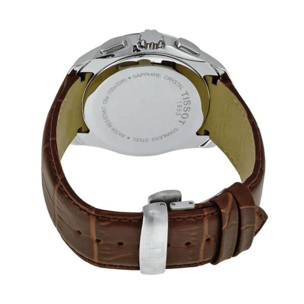 TISSOT Men’s Quartz Swiss Made Brown Leather Strap Silver Dial 41mm Watch T035.617.16.031.00 UAE DUBAI AJMAN SHARJAH ABU DHABI RAS AL KHAIMA UMM UL QUWAIN ALAIN FUJAIRAH