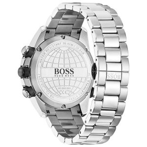 Hugo Boss Men’s Quartz Silver Stainless Steel Grey Dial 45mm Watch 1513774 UAE DUBAI AJMAN SHARJAH ABU DHABI RAS AL KHAIMA UMM UL QUWAIN ALAIN FUJAIRAH