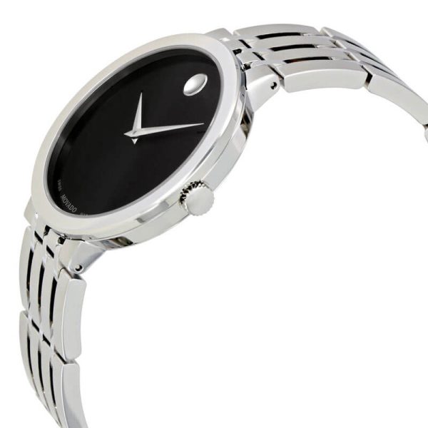 Movado Men’s Swiss Made Quartz Stainless Steel Black Dial 39mm Watch 0607057 UAE DUBAI AJMAN SHARJAH ABU DHABI RAS AL KHAIMA UMM UL QUWAIN ALAIN FUJAIRAH