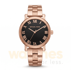 Michael Kors Women’s Quartz Rose Gold Stainless Steel Black Dial 39mm Watch MK3585 UAE DUBAI AJMAN SHARJAH ABU DHABI RAS AL KHAIMA UMM UL QUWAIN ALAIN FUJAIRAH