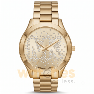 Michael Kors Women’s Quartz Gold Stainless Steel Gold Dial 39mm Watch MK3590