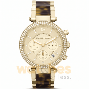 Michael Kors Women’s Quartz Stainless Steel Gold Dial 39mm Watch MK5688