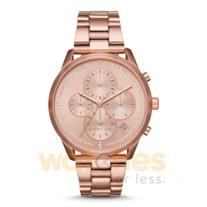 Michael Kors Women’s Quartz Rose Gold Stainless Steel Rose Gold Dial 40mm Watch MK6521