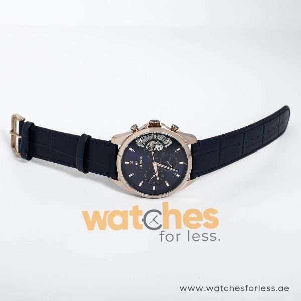 Tommy Hilfiger Men’s Quartz Leather Strap Blue Dial 44mm Watch 1710451 UAE DUBAI AJMAN SHARJAH ABU DHABI RAS AL KHAIMA UMM UL QUWAIN ALAIN FUJAIRAH