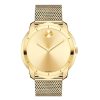 Movado Men’s Quartz Swiss Made Stainless Steel Gold Dial 44mm Watch 3600373 UAE DUBAI AJMAN SHARJAH ABU DHABI RAS AL KHAIMA UMM UL QUWAIN ALAIN FUJAIRAH