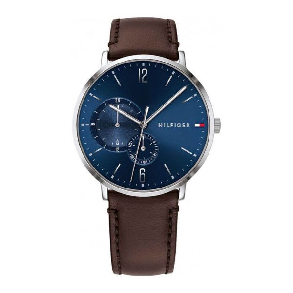 Tommy Hilfiger Men’s Quartz Leather Strap Blue Dial 40mm Watch 1791508 UAE DUBAI AJMAN SHARJAH ABU DHABI RAS AL KHAIMA UMM UL QUWAIN ALAIN FUJAIRAH