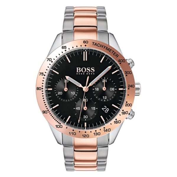 Hugo Boss Men’s Quartz Stainless Steel Black Dial 42mm Watch 1513584 UAE DUBAI AJMAN SHARJAH ABU DHABI RAS AL KHAIMA UMM UL QUWAIN ALAIN FUJAIRAH