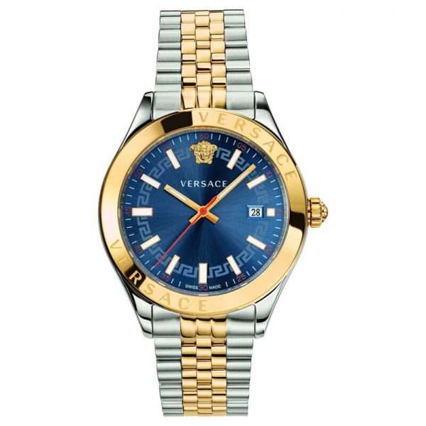 Versace Men’s Quartz Swiss Made Stainless Steel Blue Dial 42mm Watch VEVK00520 UAE DUBAI AJMAN SHARJAH ABU DHABI RAS AL KHAIMA UMM UL QUWAIN ALAIN FUJAIRAH