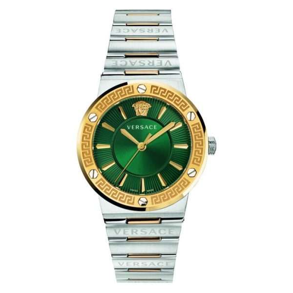 Versace Women’s Quartz Swiss Made Stainless Steel Green Dial 38mm Watch VEVH00720 UAE DUBAI AJMAN SHARJAH ABU DHABI RAS AL KHAIMA UMM UL QUWAIN ALAIN FUJAIRAH