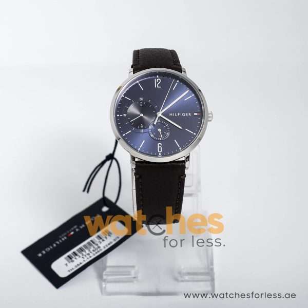 Tommy Hilfiger Men’s Quartz Leather Strap Blue Dial 40mm Watch 1791508 UAE DUBAI AJMAN SHARJAH ABU DHABI RAS AL KHAIMA UMM UL QUWAIN ALAIN FUJAIRAH