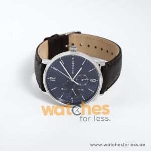 Tommy Hilfiger Men’s Quartz Leather Strap Blue Dial 40mm Watch 1791508 UAE DUBAI AJMAN SHARJAH ABU DHABI RAS AL KHAIMA UMM UL QUWAIN ALAIN FUJAIRAH