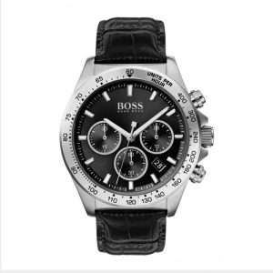 Hugo Boss Men’s Leather Strap Black Dial 45mm Watch 1513752 UAE DUBAI AJMAN SHARJAH ABU DHABI RAS AL KHAIMA UMM UL QUWAIN ALAIN FUJAIRAH