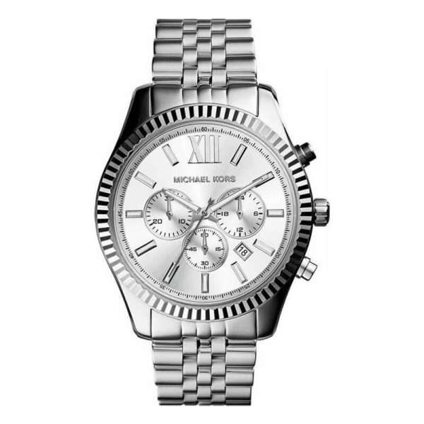 Michael Kors Men’s Quartz Stainless Steel Silver Dial 45mm Watch MK8405 UAE DUBAI AJMAN SHARJAH ABU DHABI RAS AL KHAIMA UMM UL QUWAIN ALAIN FUJAIRAH