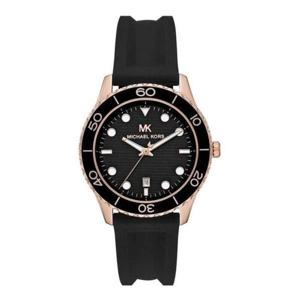 Michael Kors Women’s Quartz Silicone Strap Black Dial 40mm Watch MK6852 UAE DUBAI AJMAN SHARJAH ABU DHABI RAS AL KHAIMA UMM UL QUWAIN ALAIN FUJAIRAH