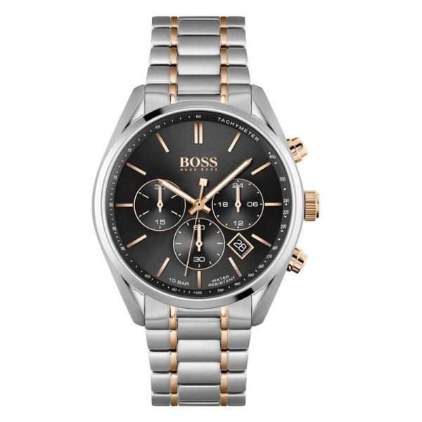 Hugo Boss Men’s Quartz Stainless Steel Black Dial 44mm Watch 1513819 UAE DUBAI AJMAN SHARJAH ABU DHABI RAS AL KHAIMA UMM UL QUWAIN ALAIN FUJAIRAH