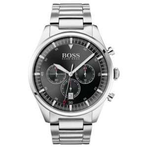 Hugo Boss Men’s Quartz Stainless Steel Black Dial 44mm Watch 1513712 UAE DUBAI AJMAN SHARJAH ABU DHABI RAS AL KHAIMA UMM UL QUWAIN ALAIN FUJAIRAH