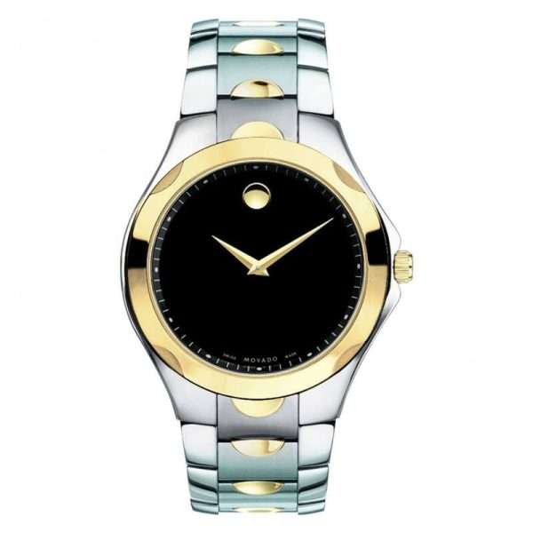 Movado Men’s Swiss Made Quartz Stainless Steel Black Dial 40mm Watch 0606381 UAE DUBAI AJMAN SHARJAH ABU DHABI RAS AL KHAIMA UMM UL QUWAIN ALAIN FUJAIRAH