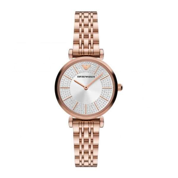 Emporio Armani Women’s Quartz Stainless Steel Silver Dial 32mm Watch AR11446 UAE DUBAI AJMAN SHARJAH ABU DHABI RAS AL KHAIMA UMM UL QUWAIN ALAIN FUJAIRAH