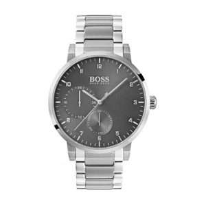 Hugo Boss Men’s Quartz Stainless Steel Grey Dial 42mm Watch 1513596 UAE DUBAI AJMAN SHARJAH ABU DHABI RAS AL KHAIMA UMM UL QUWAIN ALAIN FUJAIRAH