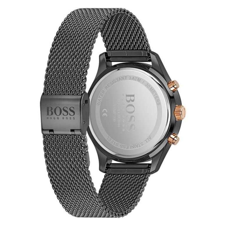 Hugo Boss Men’s Quartz Stainless Steel Black Dial 42mm Watch 1513811