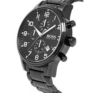 Hugo Boss Men’s Quartz Stainless Steel Black Dial 44mm Watch 1513180 UAE DUBAI AJMAN SHARJAH ABU DHABI RAS AL KHAIMA UMM UL QUWAIN ALAIN FUJAIRAH