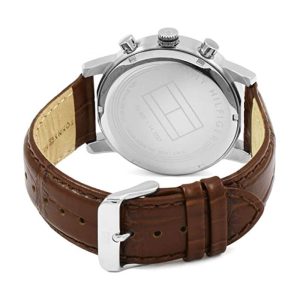 Tommy Hilfiger Men’s Quartz Leather Strap White Dial 44mm Watch 1791400 UAE DUBAI AJMAN SHARJAH ABU DHABI RAS AL KHAIMA UMM UL QUWAIN ALAIN FUJAIRAH