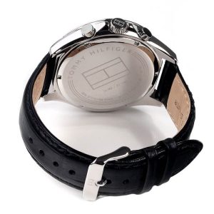 Tommy Hilfiger Men’s Quartz Leather Strap Black Dial 46mm Watch 1791117 UAE DUBAI AJMAN SHARJAH ABU DHABI RAS AL KHAIMA UMM UL QUWAIN ALAIN FUJAIRAH