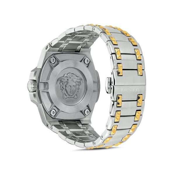 Versace Men’s Quartz Swiss Made Stainless Steel Silver Dial 45mm Watch VEDY00519 UAE DUBAI AJMAN SHARJAH ABU DHABI RAS AL KHAIMA UMM UL QUWAIN ALAIN FUJAIRAH