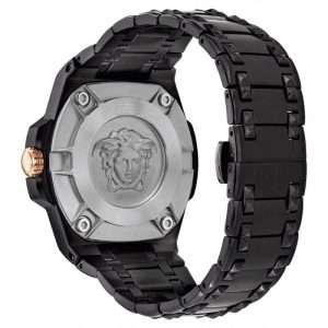 Versace Men’s Quartz Swiss Made Black Stainless Steel Black Dial 45mm Watch VEDY00719 UAE DUBAI AJMAN SHARJAH ABU DHABI RAS AL KHAIMA UMM UL QUWAIN ALAIN FUJAIRAH